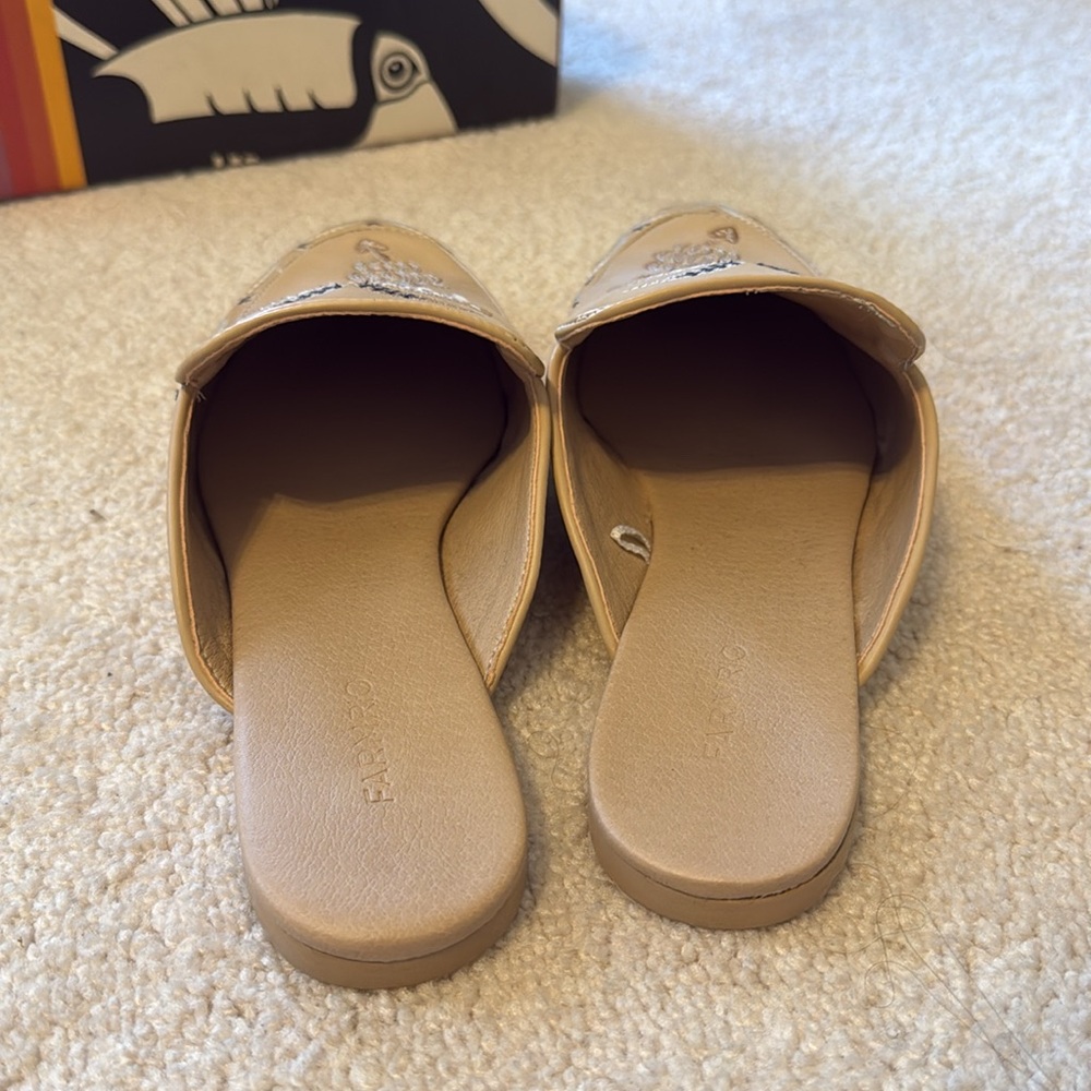 Farm Rio beige braided mules - Picture 5 of 10